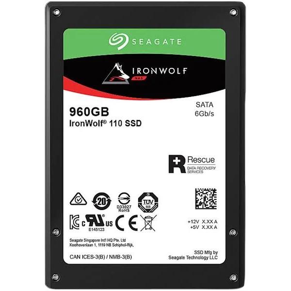 Seagate IronWolf 110 960GB 2.5in SATA NAS SSD ZA960NM10011