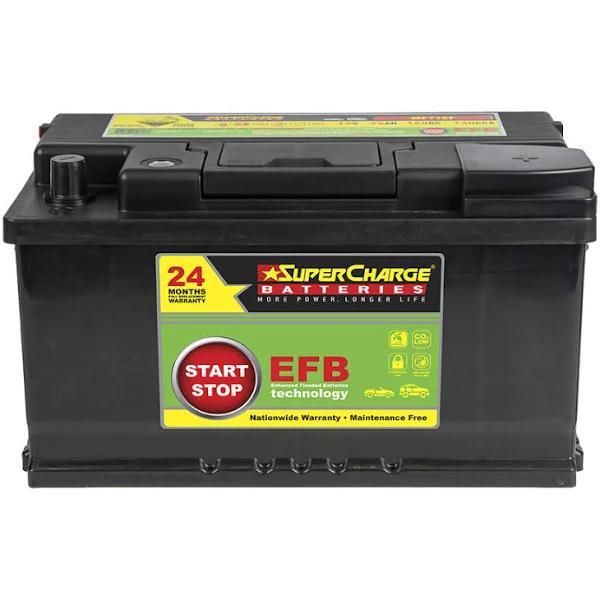 SuperCharge Battery - Start Stop EFB Car Battery MF77 EF