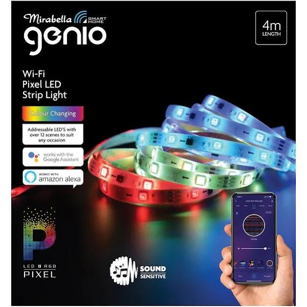 Mirabella 4M RGB Genio Wi-Fi Smart Pixel Strip Light