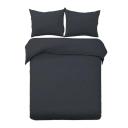 Giselle Bedding Classic Quilt Cover Set (Black) - King