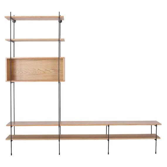 Flex Modular Shelving Unit Natural by Freedom