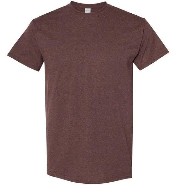 Gildan Mens Heavy Cotton Short Sleeve T-Shirt Russet Mens T-Shirt