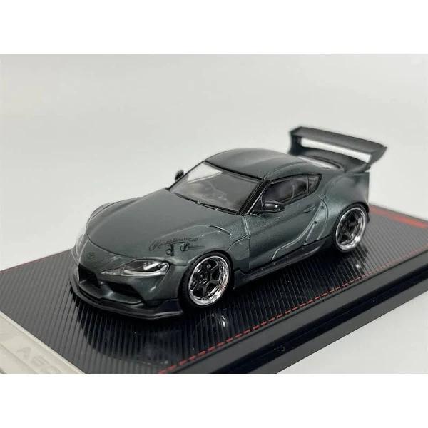 Pandem Supra (A90) Matte Blue Gray Metallic (Diecast Car)