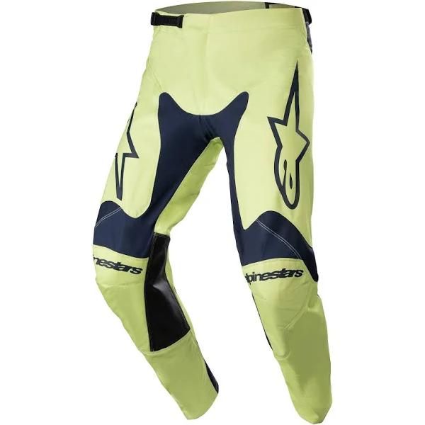 Alpinestars Racer Hoen Pants Night Navy Fluorite Green Size 34