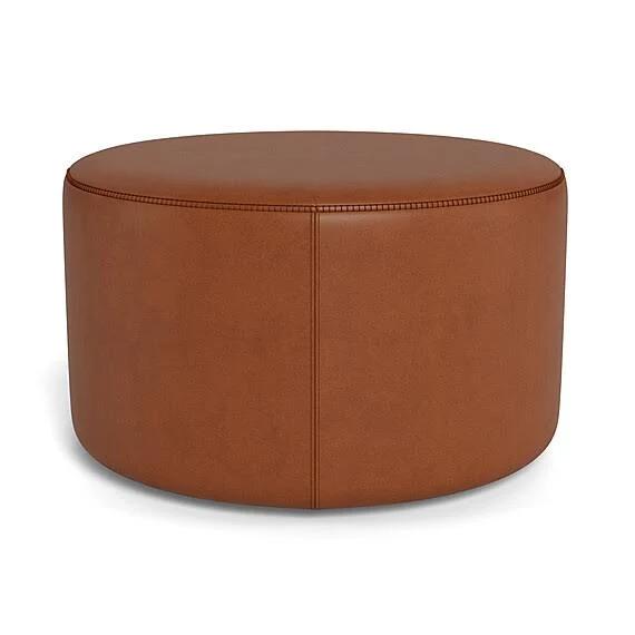 Lune Leather Ottoman Cumin by Freedom, 100% Leather SA