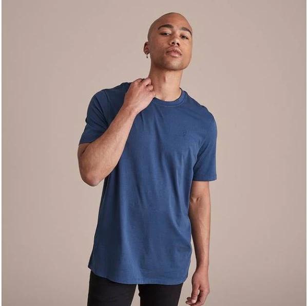 Commons Garment Dyed T-Shirt | Blue | Size XS