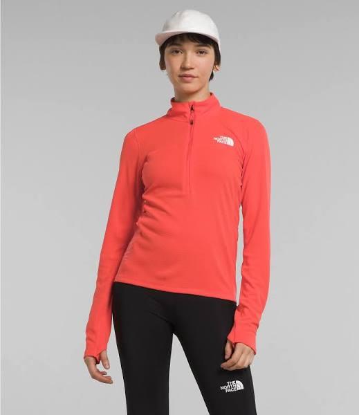 The North Face Women's Sunriser ¼ Zip X-Small Orange