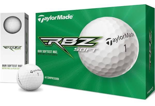 Taylor Made RBZ Soft Dozen Golf Balls, White,2021