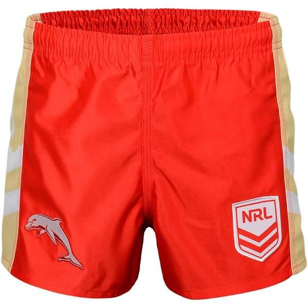 NRL Supporter Footy Shorts - Dolphins - Adults Adult - Large