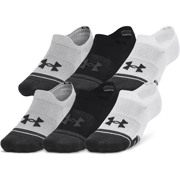 Adult Under Armour Grey Performance Tech Socks 3 Pack