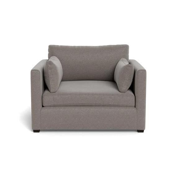 MOMBA Fabric Armchair Mid Grey by Freedom