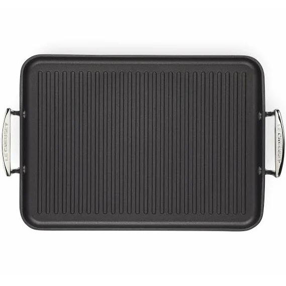 Le Creuset - Toughened Non-stick Ribbed Rectangular Grill