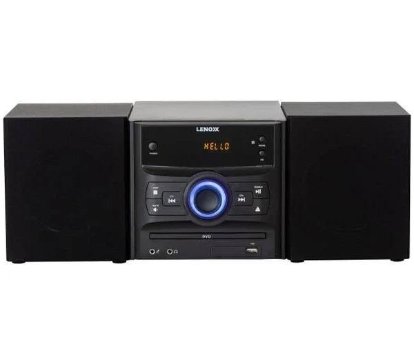 Lenoxx Bluetooth DVD Hi-Fi Speaker Sound System High Quality in Black