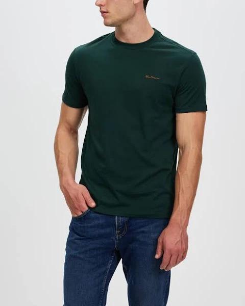 Ben Sherman Signature Chest Embroidery Tee XX-Large Dark Green