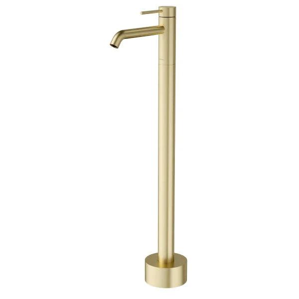 Caroma Liano II Freestanding Bath Filler Brushed Brass