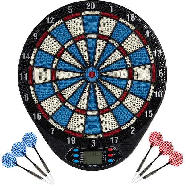 Decathlon Ed 110 Interactive Electronic Dartboard (20 Games) - Black