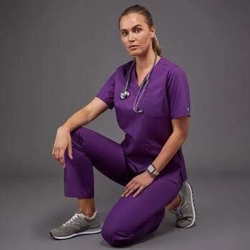 NNT Mayo Scrub Top, 2XL / Purple