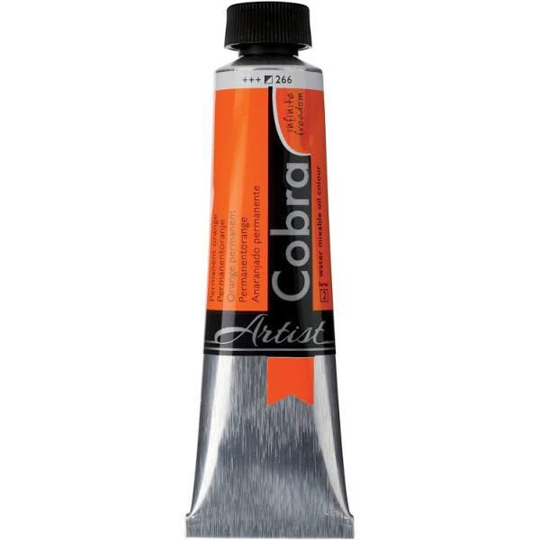 Cobra Water Mixable Oil 40ml 266 Permanent Orange