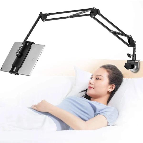 Tablet Stand Adjustable,Foldable Tablet Stand for Bed,Aluminum Universal Flexible Tablet Holder with 360 Degree Rotation for iPad/iPhoneX/iPad Pro/N-S