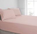 Algodon 300TC Cotton Fitted Combo Sheet Set Blush / Double