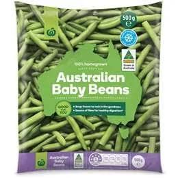 Woolworths Baby Green Beans 500g Low Price Always