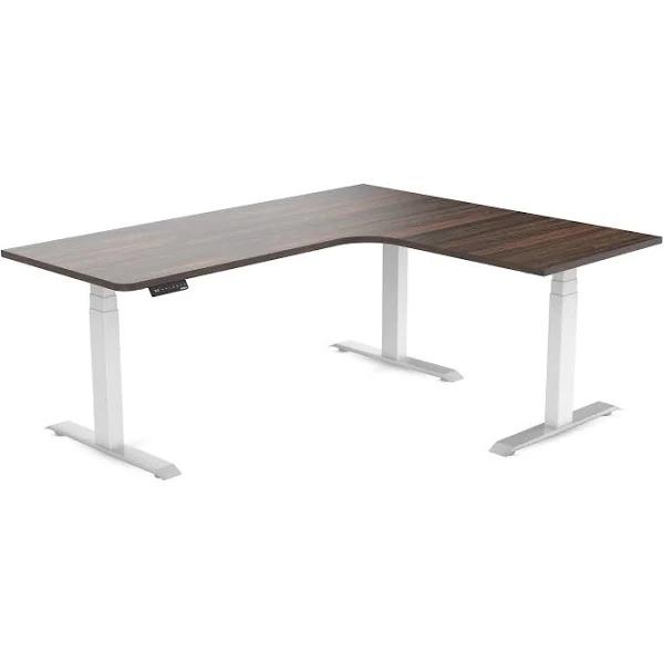 Desky L-Shape Melamine Sit Stand Desk