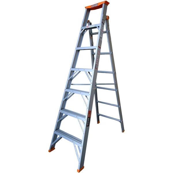 CITECO 2.1 - 3.8m 150kg Industrial Aluminium Dual Purpose Ladder