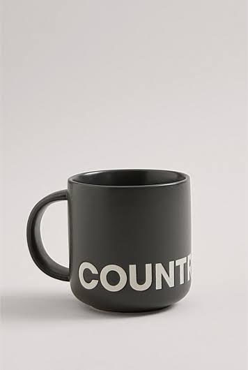 Country Road Demm Mug Slate | Ceramic