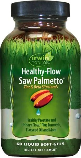 Irwin Naturals Healthy-Flow Saw Palmetto - 60 Softgels