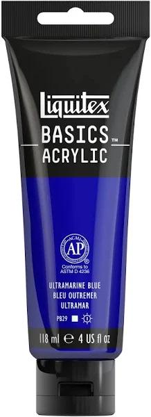 Liquitex Basics Acrylic Paint 118ml - Ultramarine Blue