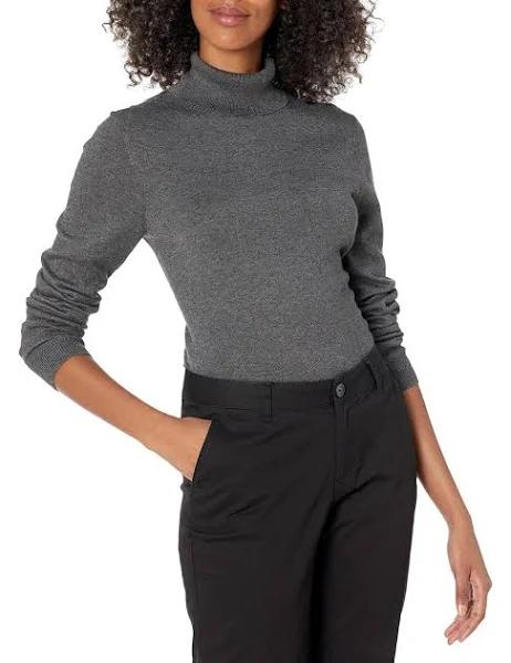 Amazon Essentials Women's Classic-Fit Lightweight Long-Sleeve Turtleneck Sweater (Available in Plus Size)