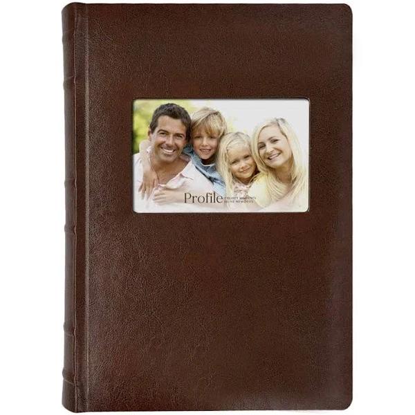 Profile Australia Prestige Photo Album 300 Capacity in Coffee Brown