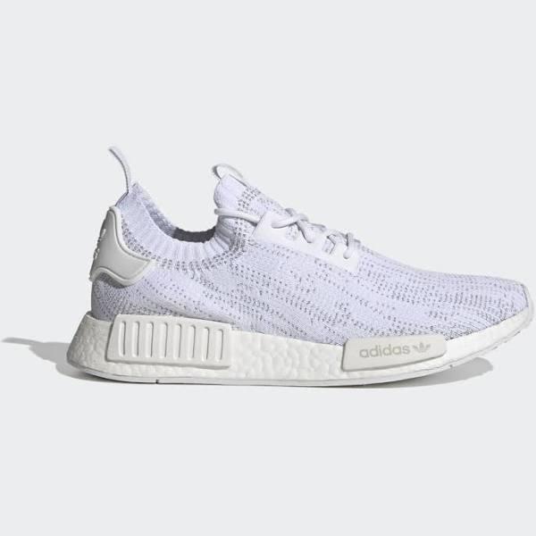 Adidas NMD_R1 Primeknit 'Cloud White' Mens Sneakers - Size 7.0