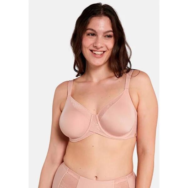 Sans Complexe Perfect Shape Wide Strap Underwired Minimiser Bra - Nude - 20F Nude