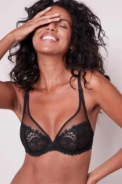 Simone Perele Wish Full Cup Plunge Black