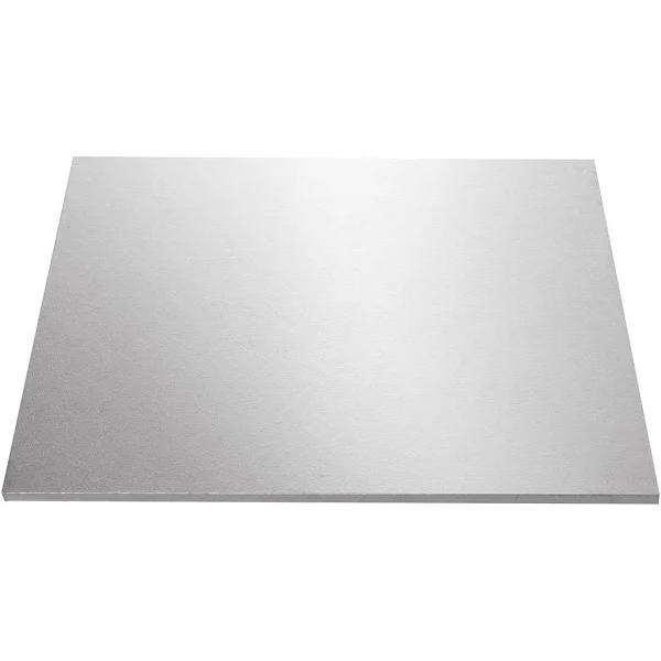 Mondo Square Cake Board 20cm Silver