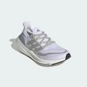 Adidas Ultraboost Light Shoes White / Silver Metallic / Grey 9 - Women Running Trainers