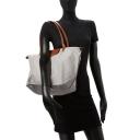 Longchamp Le Pliage Large Nylon Tote Shoulder Bag ~NWT~ Grey