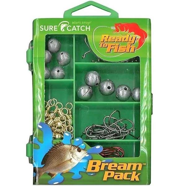 Surecatch 130pc Bream Pack in Fishing Tackle Box - Tackle Kit