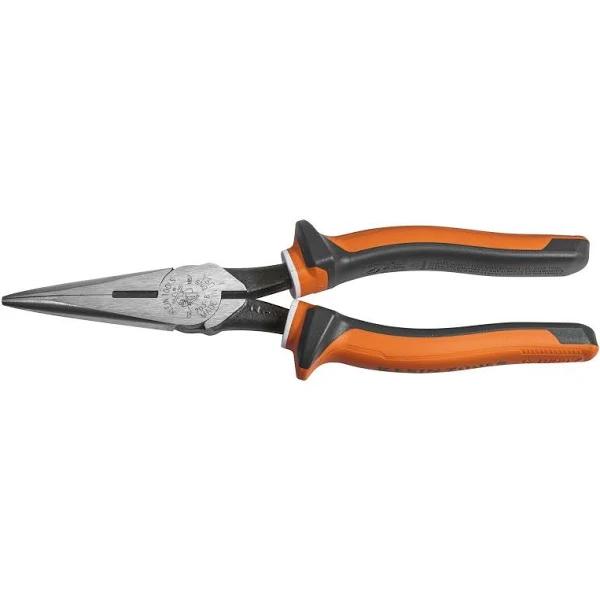 Klein A-203-8-EINS | Long Nose Side Cutter Pliers 225 mm Slim Insulated