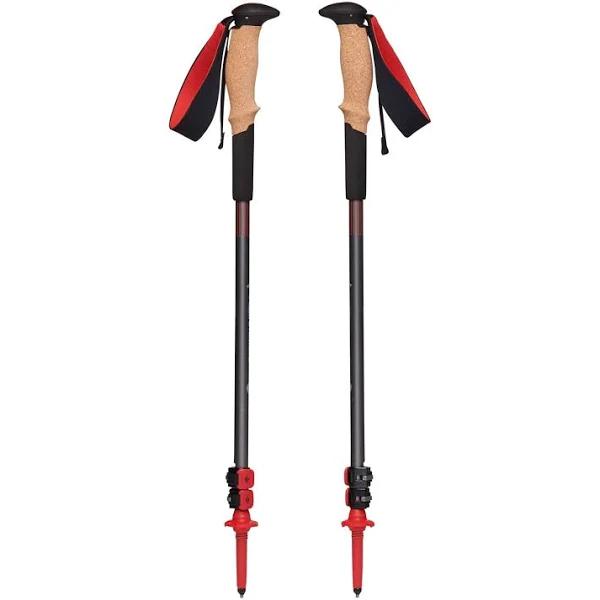 Black Diamond Pursuit Shock Trekking Poles - Steel Grey/Octane - M/L