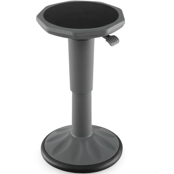 Costway Ergonomic Wobble Stool with Adjustable Height-Grey