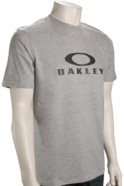 Oakley O Bark Short Sleeve T-Shirt Grey S Man 457130-9NK-S