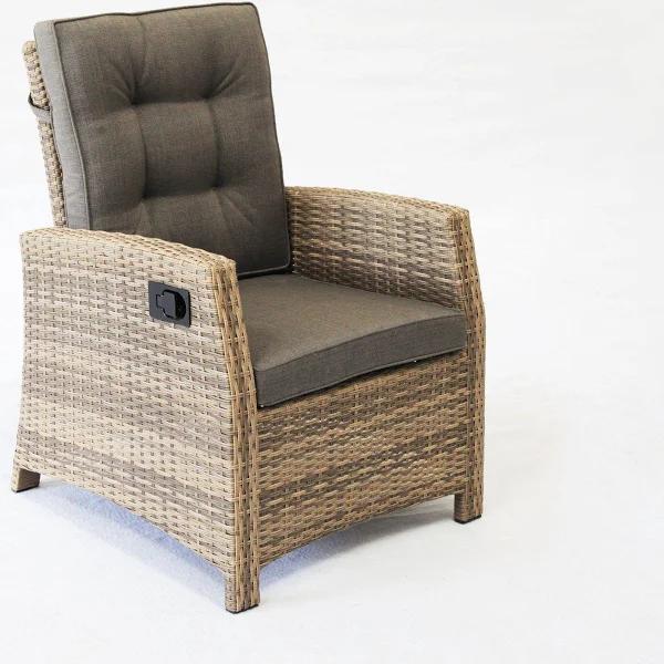 Positano Wicker Outdoor Lounge Recliner by FurnitureOkay