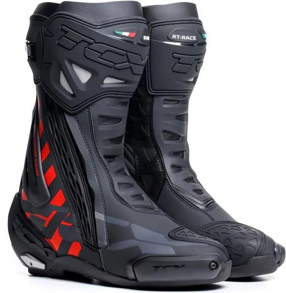 TCX RT-Race Boots Black Red