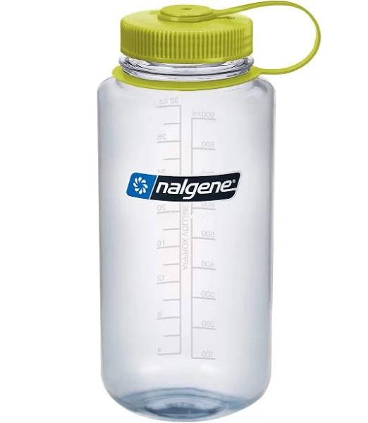 Nalgene - 1 Litre Wide-mouth Tritan Bottle Clear