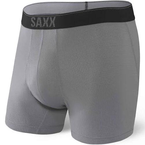 Saxx Quest Boxer Brief Fly Dark Charcoal II L