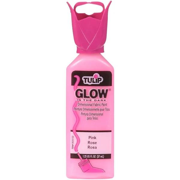 Tulip Dimensional Fabric Paint 1.25oz Glow - Pink