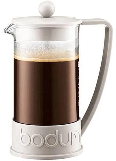 Bodum Brazil French Press Coffee Maker, 3 Cup, 0.35 L, 12 oz Off White