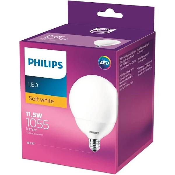 Philips G120 E27 LED 1055lm Warm White 10W Globe